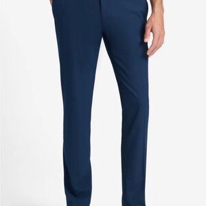 Kenneth Cole Reaction Men's Deep Blue Skinny fit Dress Pants